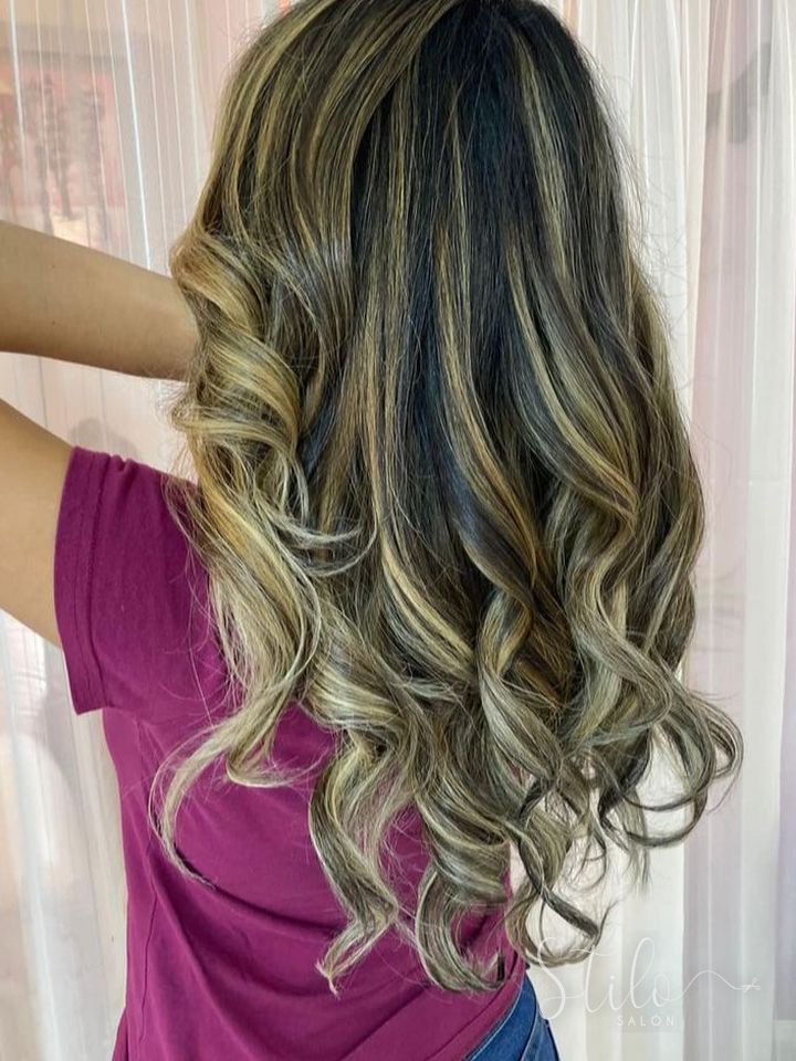 Balayage done at Stilo Salón, Roma Norte, Mexico City
