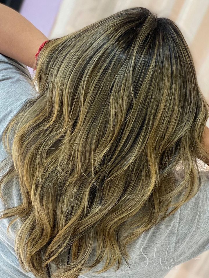 Balayage done at Stilo Salón, Roma Norte, Mexico City