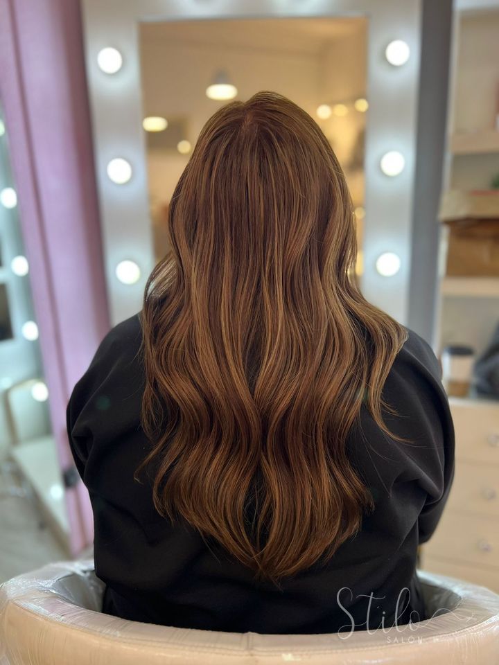 Color & smoothing done at Stilo Salón, Roma Norte, Mexico City