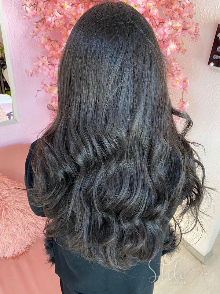 Color & smoothing done at Stilo Salón, Roma Norte, Mexico City