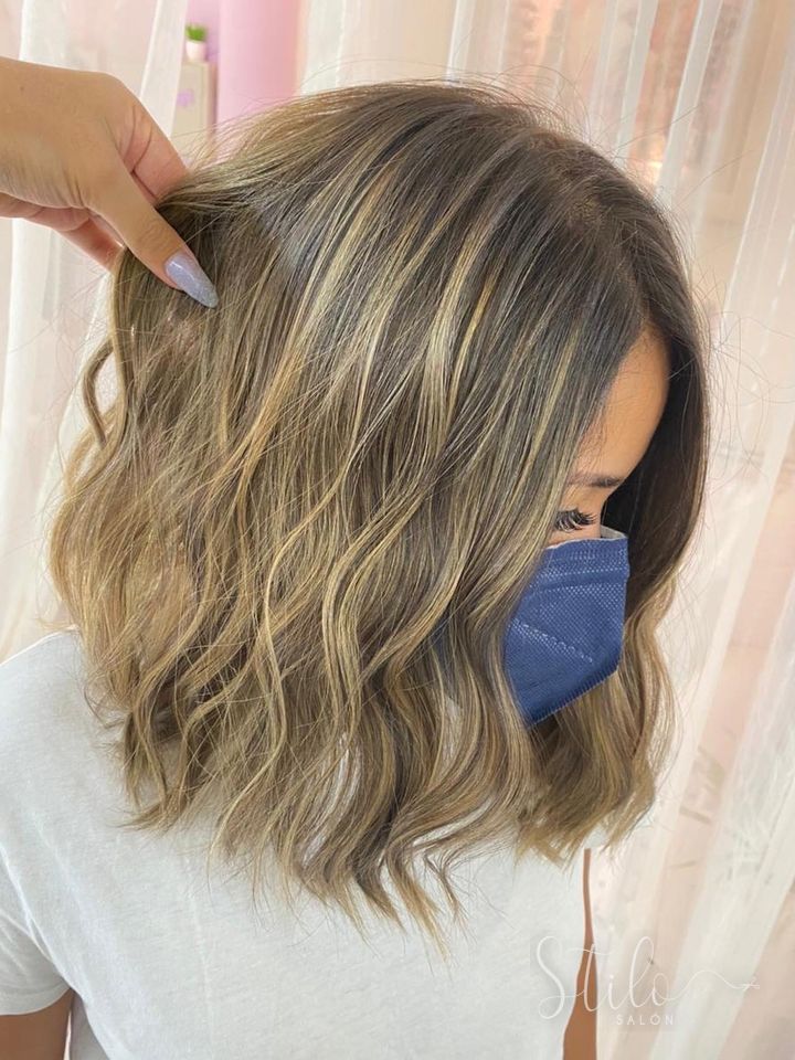 Balayage done at Stilo Salón, Roma Norte, Mexico City