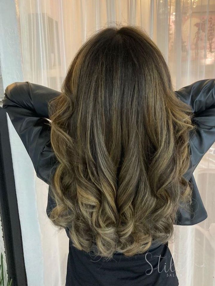 Balayage done at Stilo Salón, Roma Norte, Mexico City