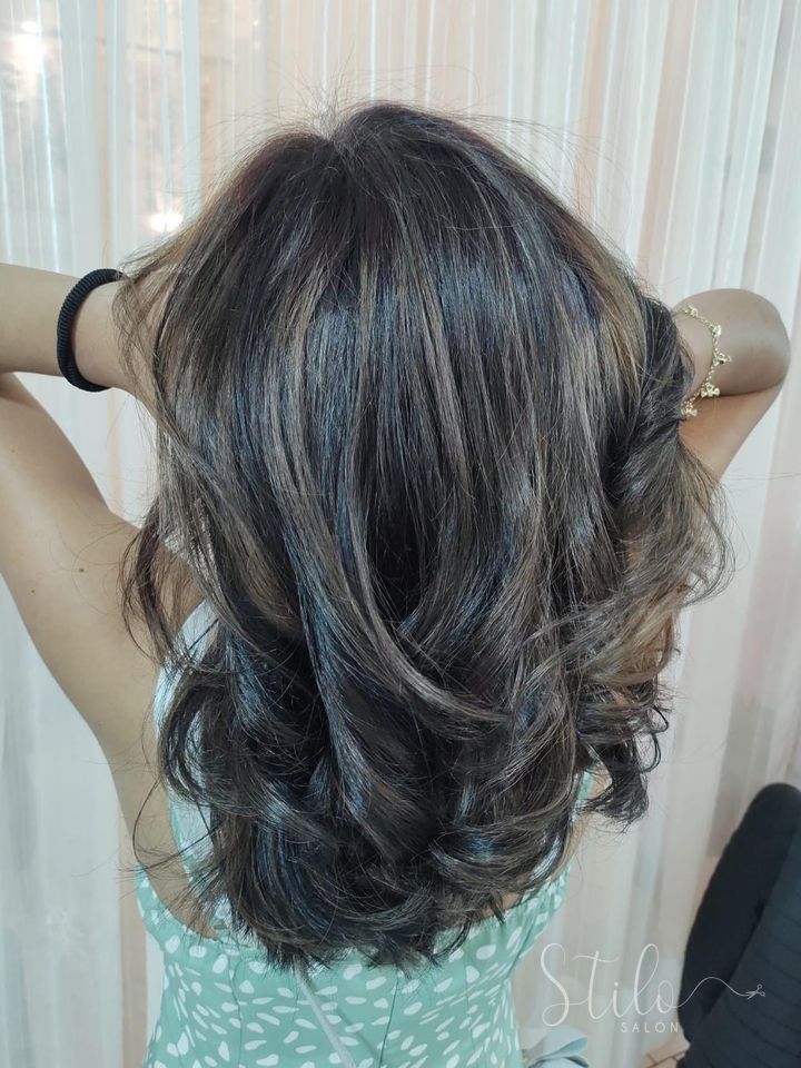 Color & smoothing done at Stilo Salón, Roma Norte, Mexico City