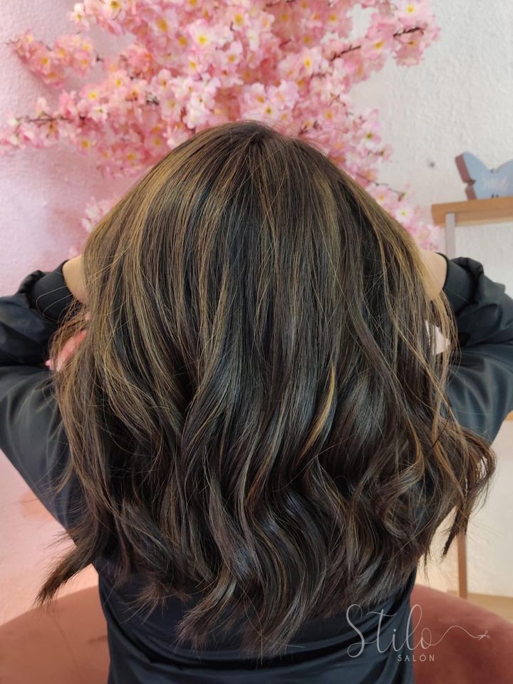 Color & smoothing done at Stilo Salón, Roma Norte, Mexico City